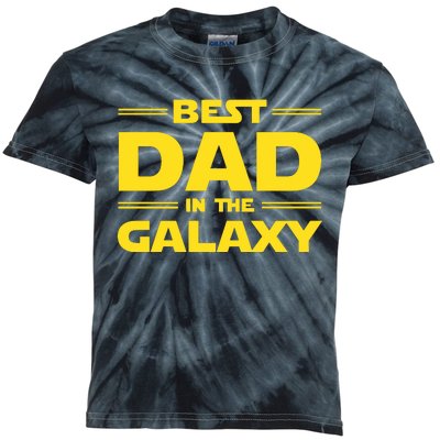 Best Dad Ever US American Flag Fighter Jet Fathers Day Dad Kids Tie-Dye T-Shirt