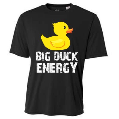 Big Duck Energy Yellow Rubber Duck Design Cooling Performance Crew T-Shirt