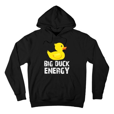 Big Duck Energy Yellow Rubber Duck Design Hoodie