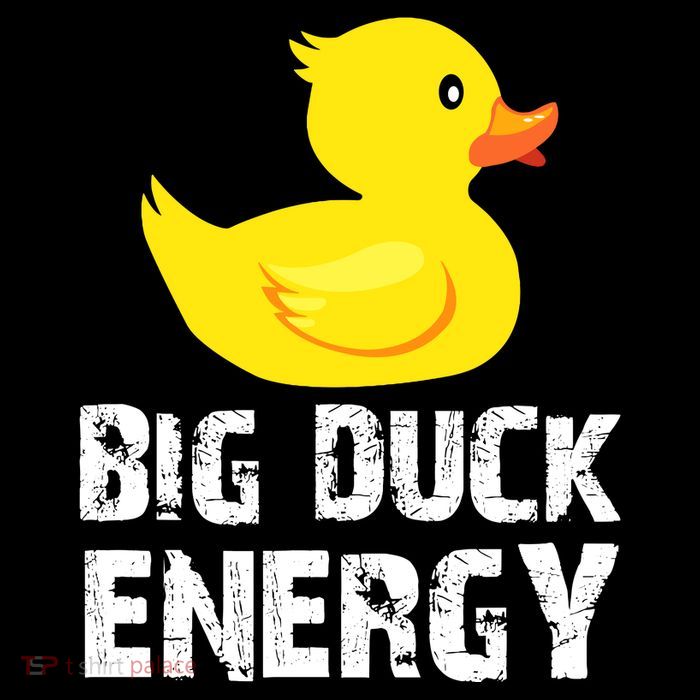 Big Duck Energy Yellow Rubber Duck Design Button