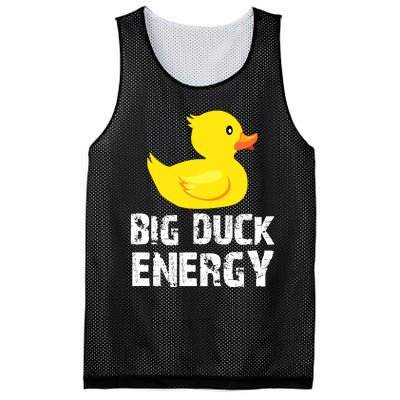 Big Duck Energy Yellow Rubber Duck Design Mesh Reversible Basketball Jersey Tank