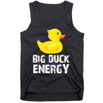 Big Duck Energy Yellow Rubber Duck Design Tank Top