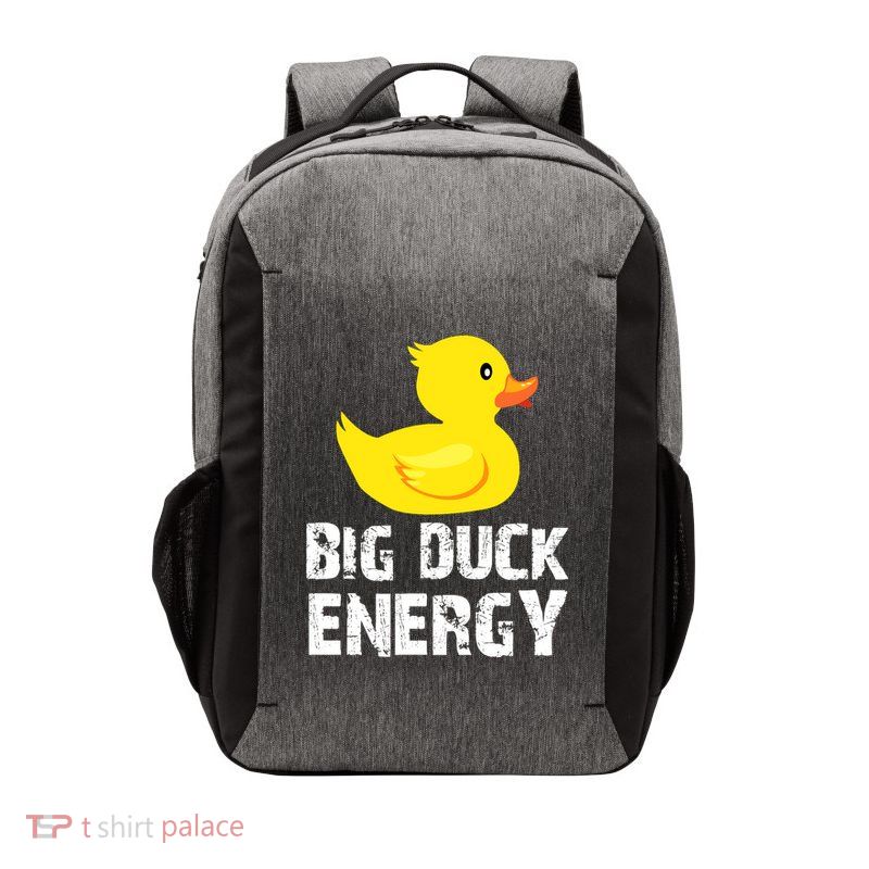 Big Duck Energy Yellow Rubber Duck Design Vector Backpack
