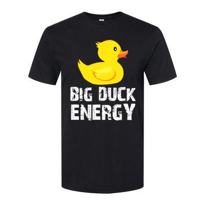 Big Duck Energy Yellow Rubber Duck Design Softstyle CVC T-Shirt