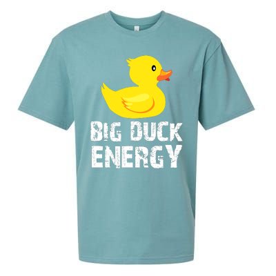 Big Duck Energy Yellow Rubber Duck Design Sueded Cloud Jersey T-Shirt