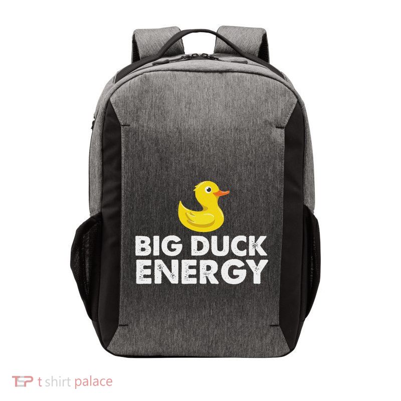 Big Duck Energy Duck Lover Vector Backpack