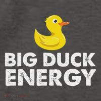 Big Duck Energy Duck Lover Vector Backpack