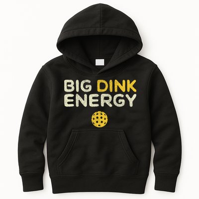 Big Dink Energy Pickleball Funny Pickle Ball Lover Kids Hoodie