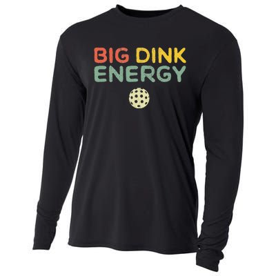 Big Dink Energy Pickleball Funny Pickle Ball Lover Cooling Performance Long Sleeve Crew