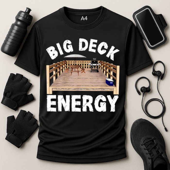 Big Deck Energy Funny Cooling Performance Crew T-Shirt