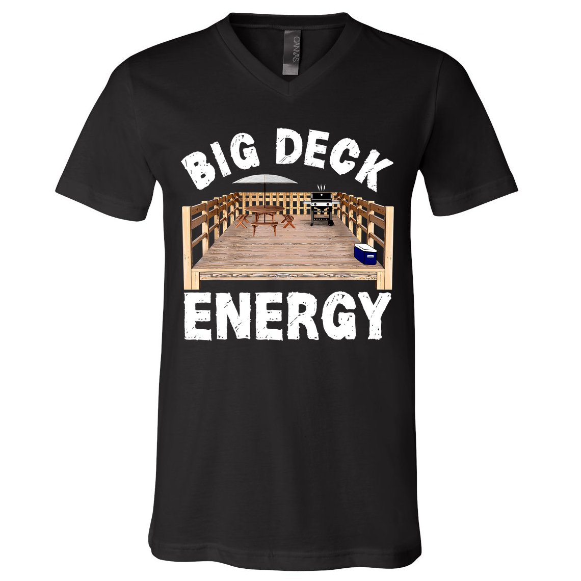 Big Deck Energy Funny V-Neck T-Shirt