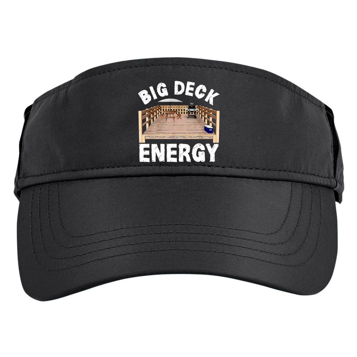 Big Deck Energy Funny Adult Drive Performance Visor