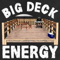 Big Deck Energy Funny Adult Drive Performance Visor