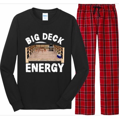 Big Deck Energy Funny Long Sleeve Pajama Set