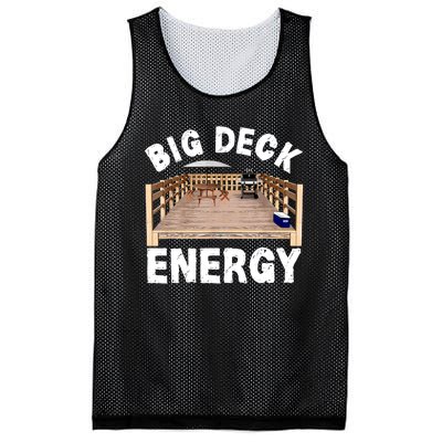 Big Deck Energy Funny Mesh Reversible Basketball Jersey Tank