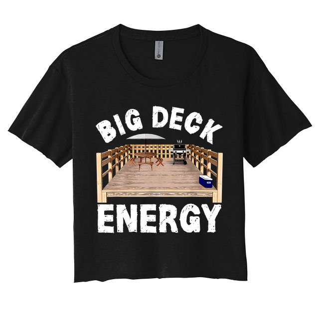 Big Deck Energy Funny Crop Top