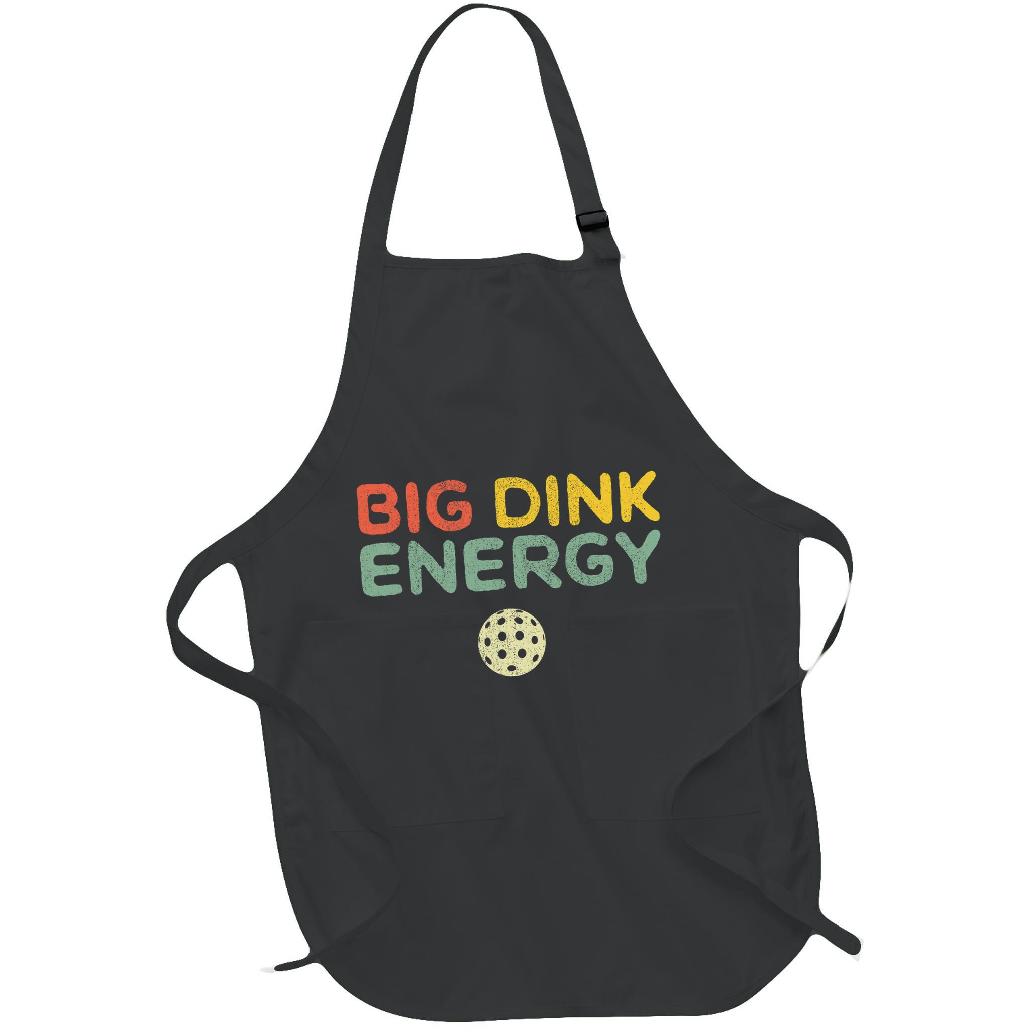 Big Dink Energy Funny Vintage Paddleball Pickleball Player Apron