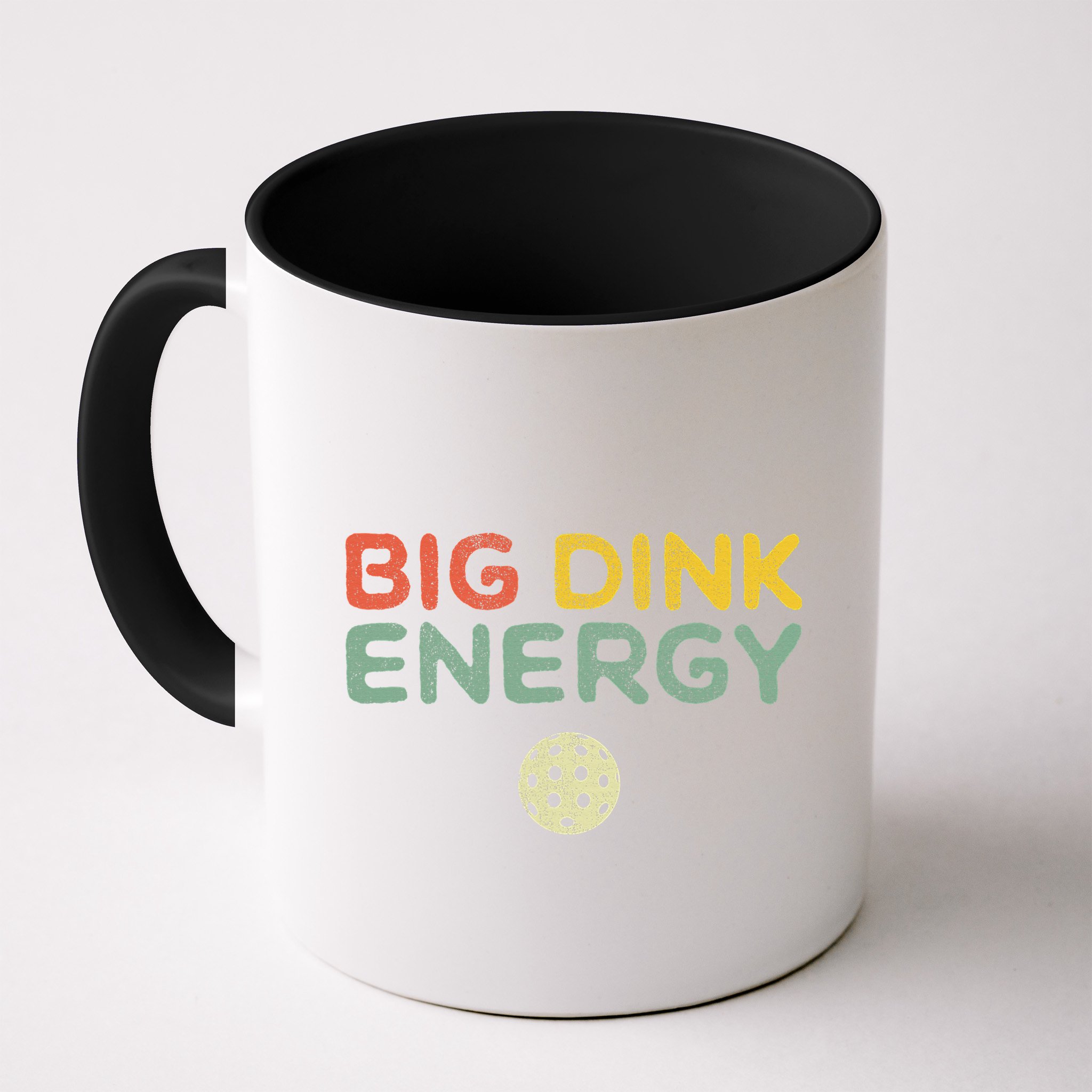 Big Dink Energy Funny Vintage Paddleball Pickleball Player Mug