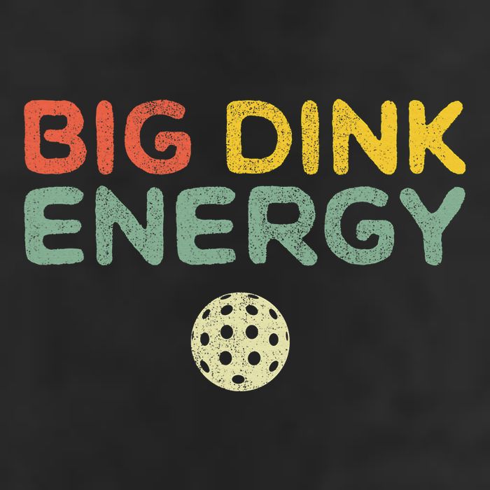Big Dink Energy Funny Vintage Paddleball Pickleball Player Beanie