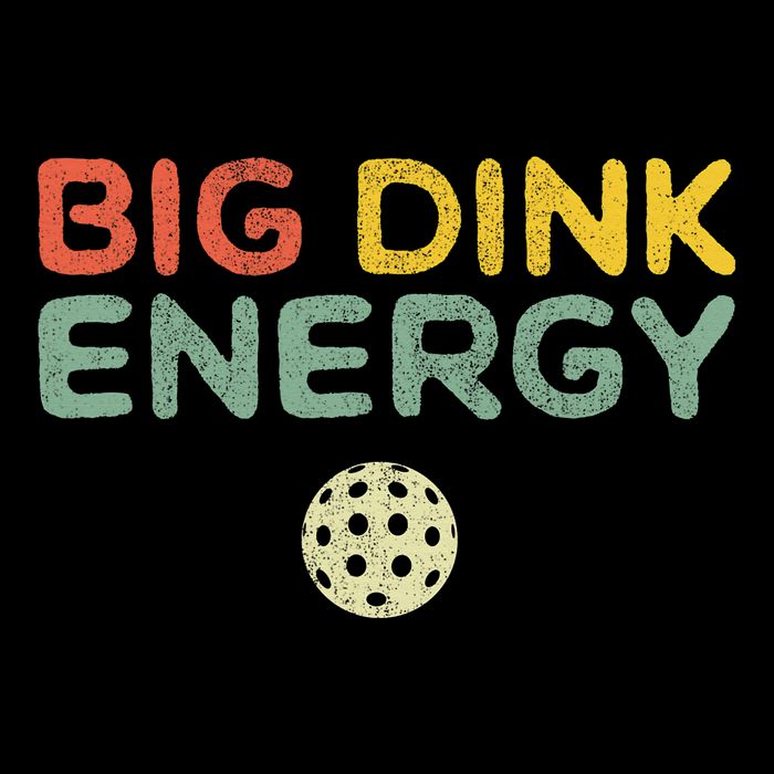 Big Dink Energy Funny Vintage Paddleball Pickleball Player Bag