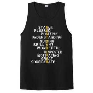 Best Dad Ever Funny Father's Day Husband PosiCharge Competitor Tank