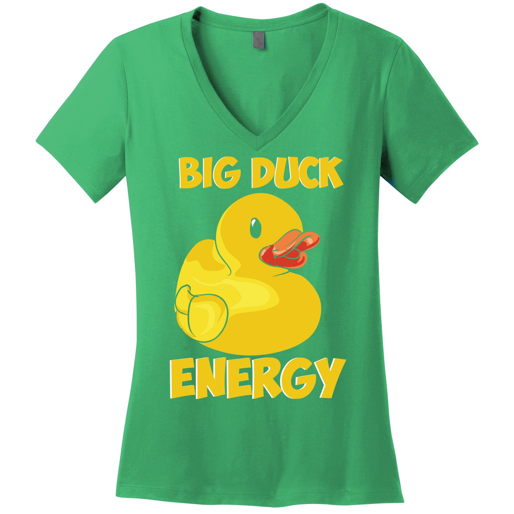 Big Duck Energy (For Dark Cloths) Women's V-Neck T-Shirt