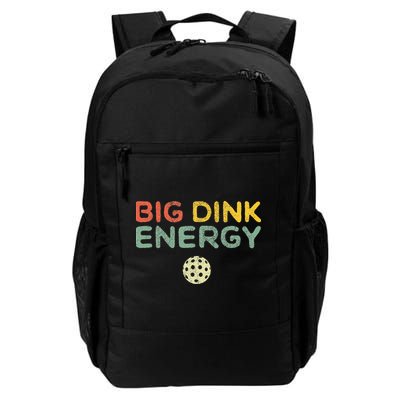 Big Dink Energy Pickleball Funny Pickle Ball Lover Men Retro Backpack