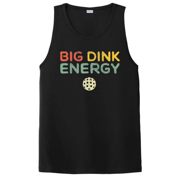 Big Dink Energy Pickleball Funny Pickle Ball Lover Men Retro PosiCharge Competitor Tank