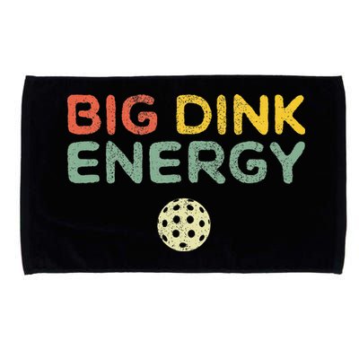 Big Dink Energy Pickleball Funny Pickle Ball Lover Men Retro Microfiber Hand Towel