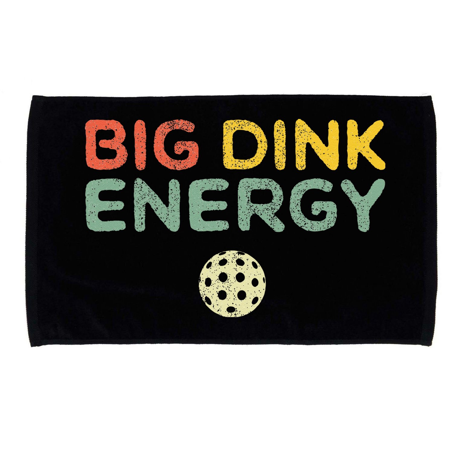 Big Dink Energy Pickleball Funny Pickle Ball Lover Men Retro Microfiber Hand Towel