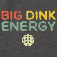 Big Dink Energy Pickleball Funny Pickle Ball Lover Men Retro Vector Backpack