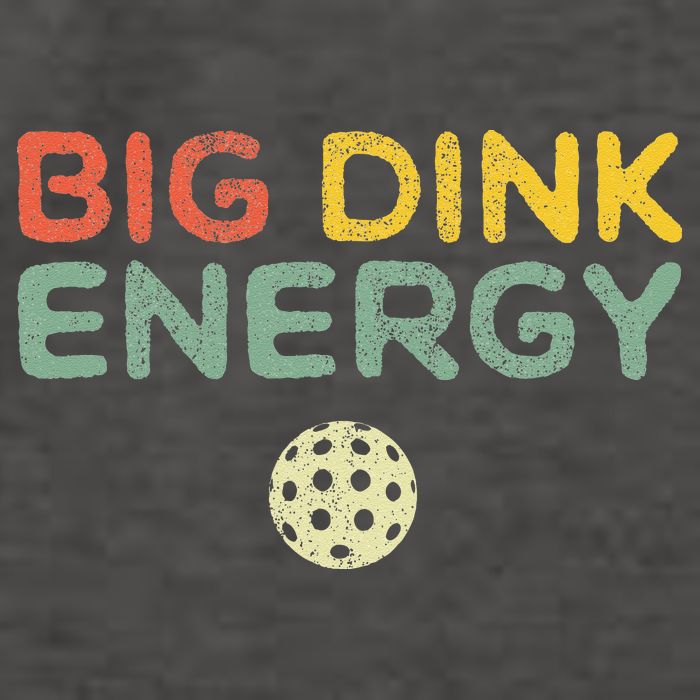 Big Dink Energy Pickleball Funny Pickle Ball Lover Men Retro Vector Backpack