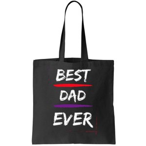 Best Dad Ever Gift for Father Funny Present Tote Bag