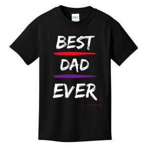 Best Dad Ever Gift for Father Funny Present Kids T-Shirt