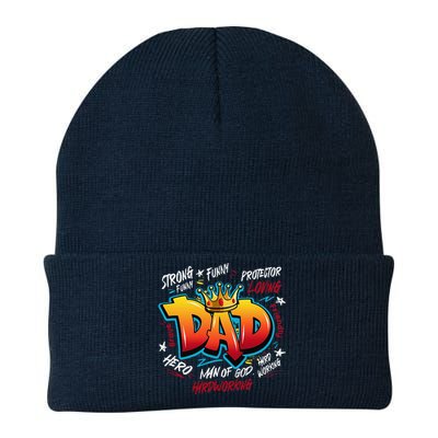 Best Dad Ever Knit Cap Winter Beanie