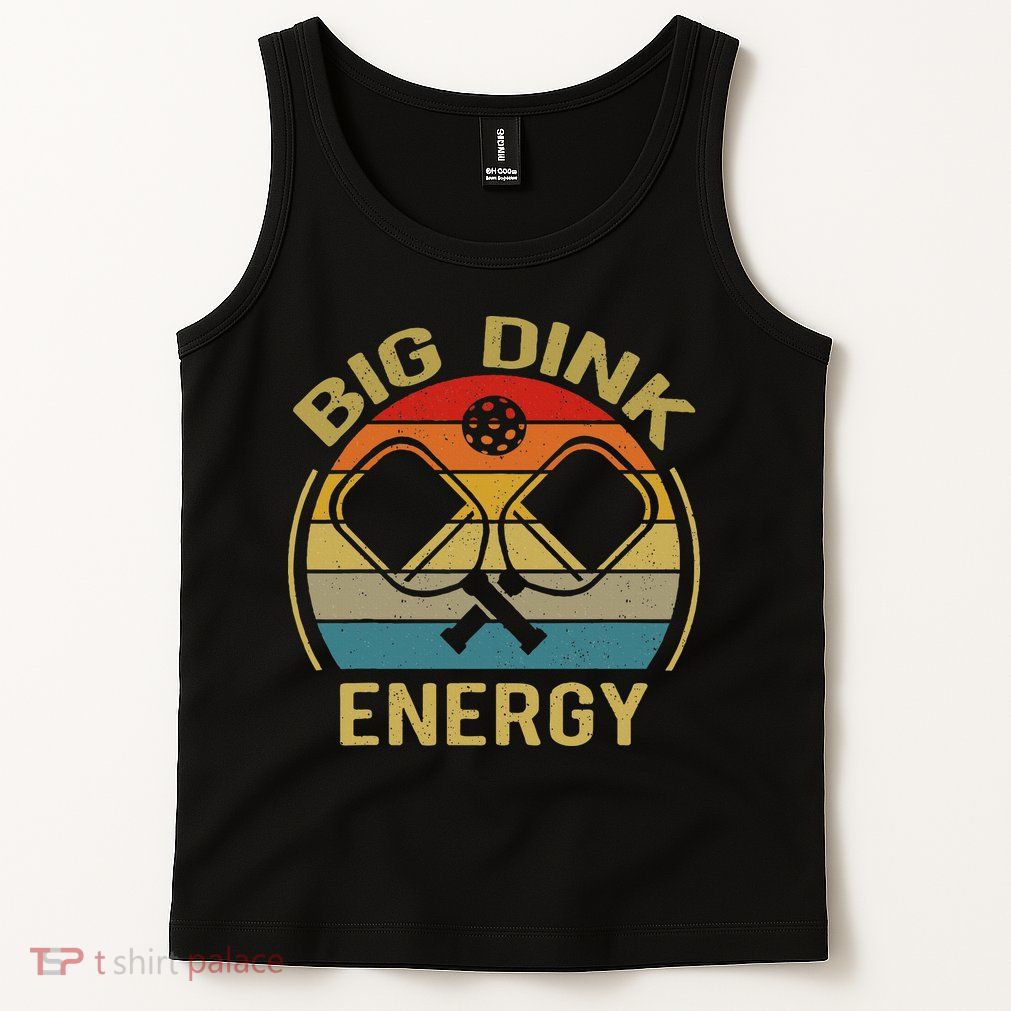 Big Dink Energy Funny Pickleball Mom Dad Tank Top