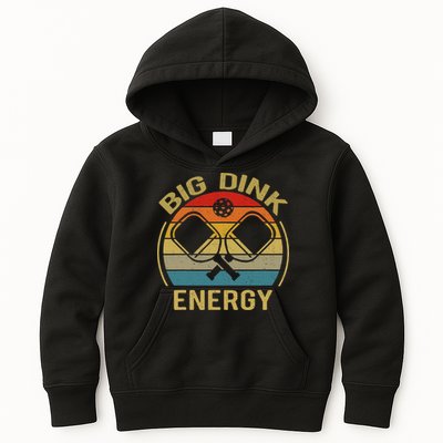 Big Dink Energy Funny Pickleball Mom Dad Kids Hoodie