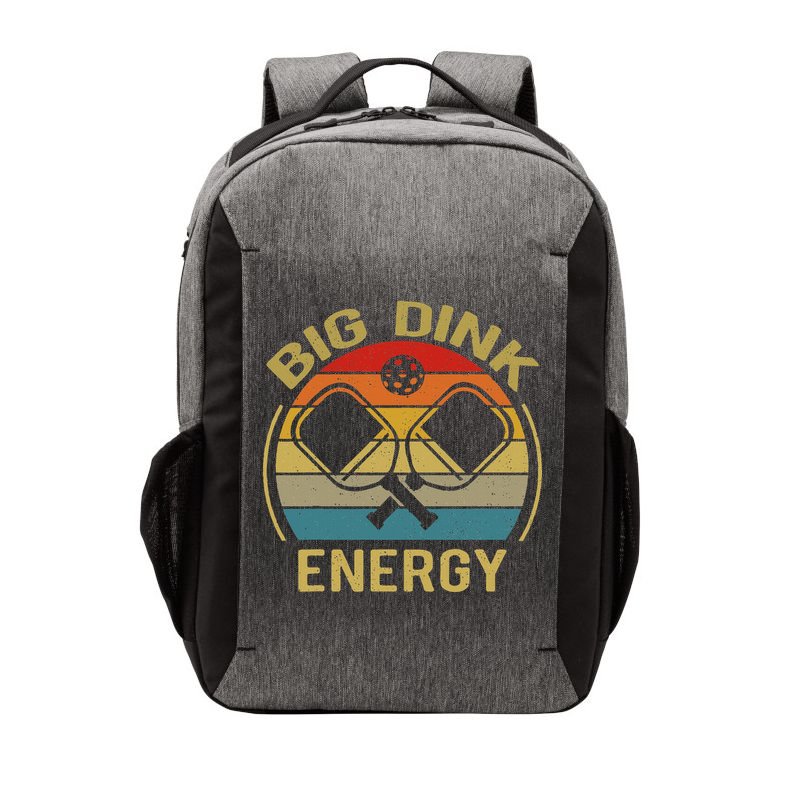 Big Dink Energy Funny Pickleball Mom Dad Vector Backpack