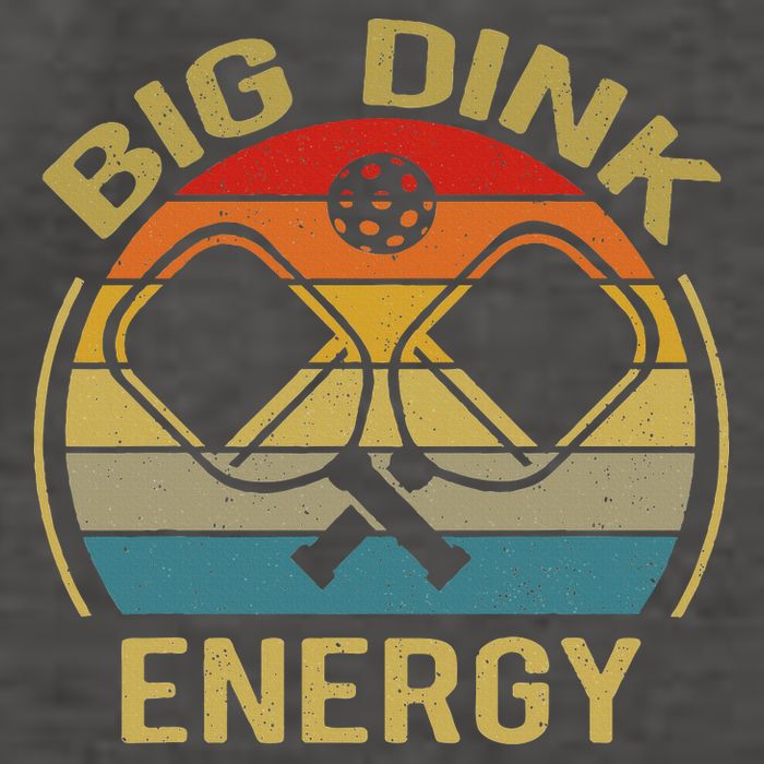 Big Dink Energy Funny Pickleball Mom Dad Vector Backpack