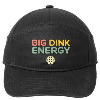 Big Dink Energy Pickleball Lover 7-Panel Snapback Hat