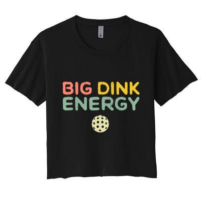 Big Dink Energy Pickleball Lover Crop Top