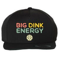 Big Dink Energy Pickleball Lover Wool Snapback Cap