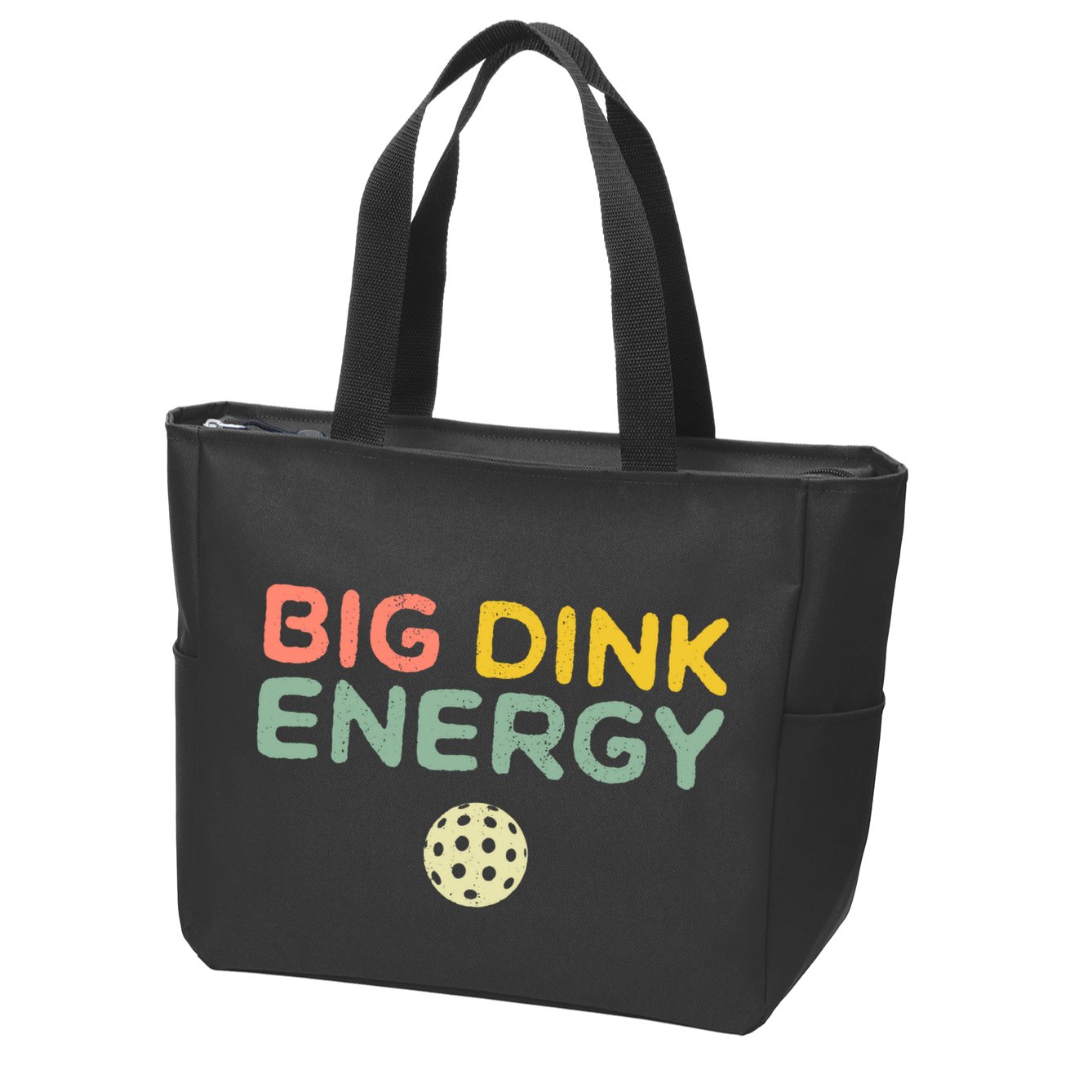 Big Dink Energy Pickleball Lover Zip Tote Bag