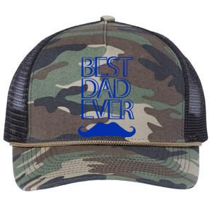 Best Dad Ever Gift Retro Rope Trucker Hat Cap