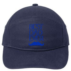 Best Dad Ever Gift 7-Panel Snapback Hat