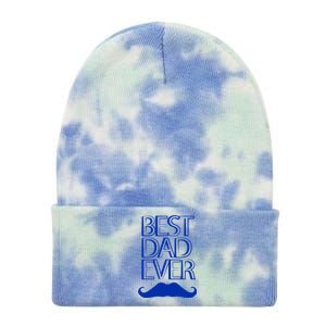 Best Dad Ever Gift Tie Dye 12in Knit Beanie