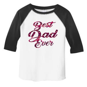 Best Dad Ever Fathers Day Stitches Pattern Design Gift Toddler Fine Jersey T-Shirt