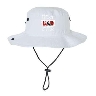 Best Dad Ever Fathers Day Trini Flag Trinidad & Tobago Legacy Cool Fit Booney Bucket Hat