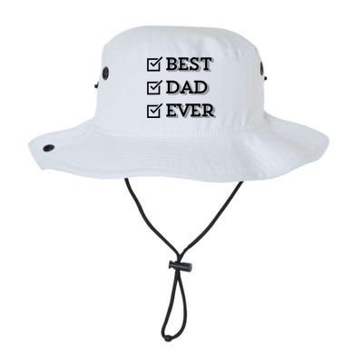 Best Dad Ever Gift For Dad From Daughter Sons Graphic Legacy Cool Fit Booney Bucket Hat