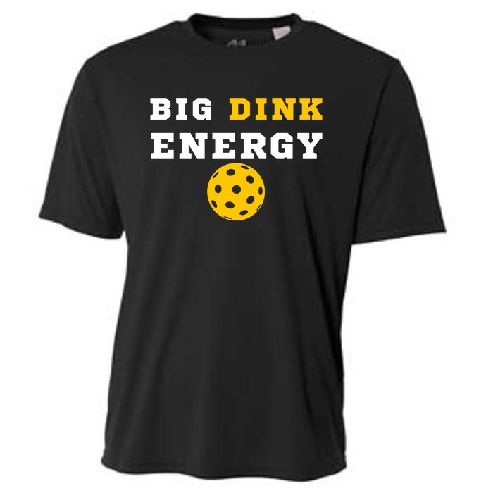 Big Dink Energy Pickleball Funny Dinking Pickle Ball Lover Cooling Performance Crew T-Shirt